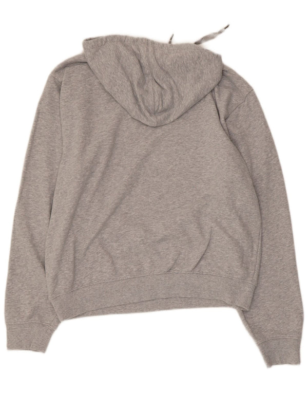 CHAMPION Pull à capuche Elite pour femme UK 16 Grand coton moucheté gris