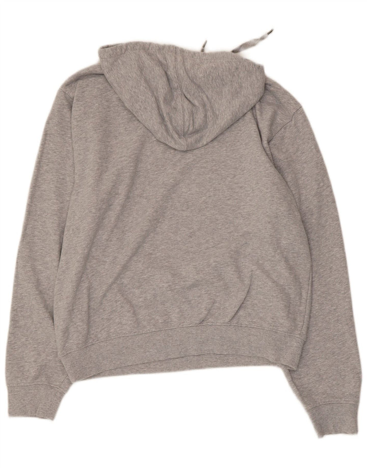CHAMPION Pull à capuche Elite pour femme UK 16 Grand coton moucheté gris
