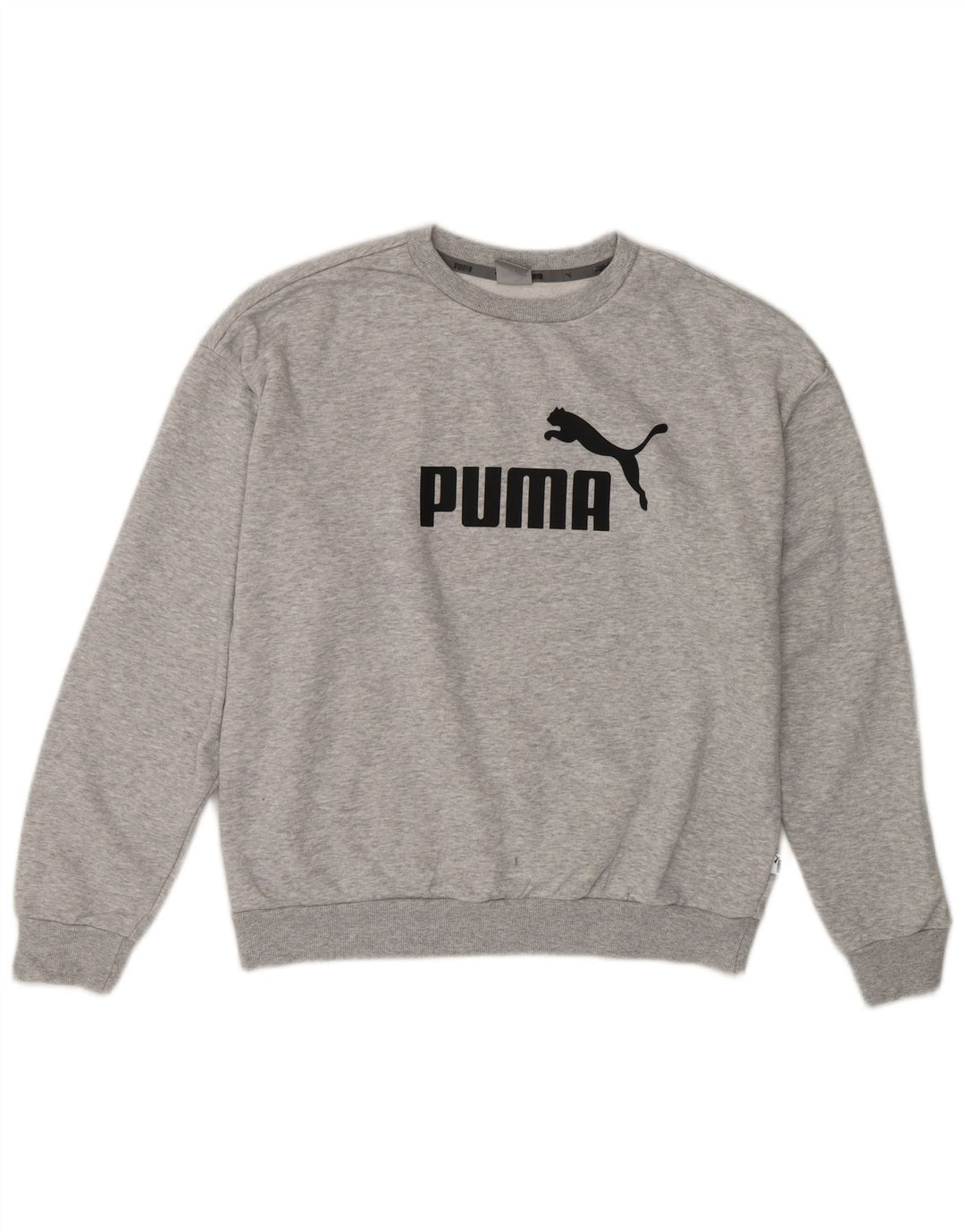 PUMA Sweat-shirt graphique pour femme UK 44, gris moyen, coton moucheté