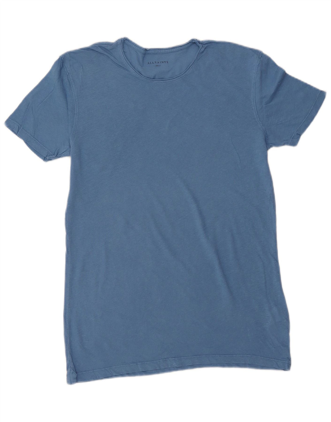 All Saints T-Shirt Homme Petit Bleu Coton