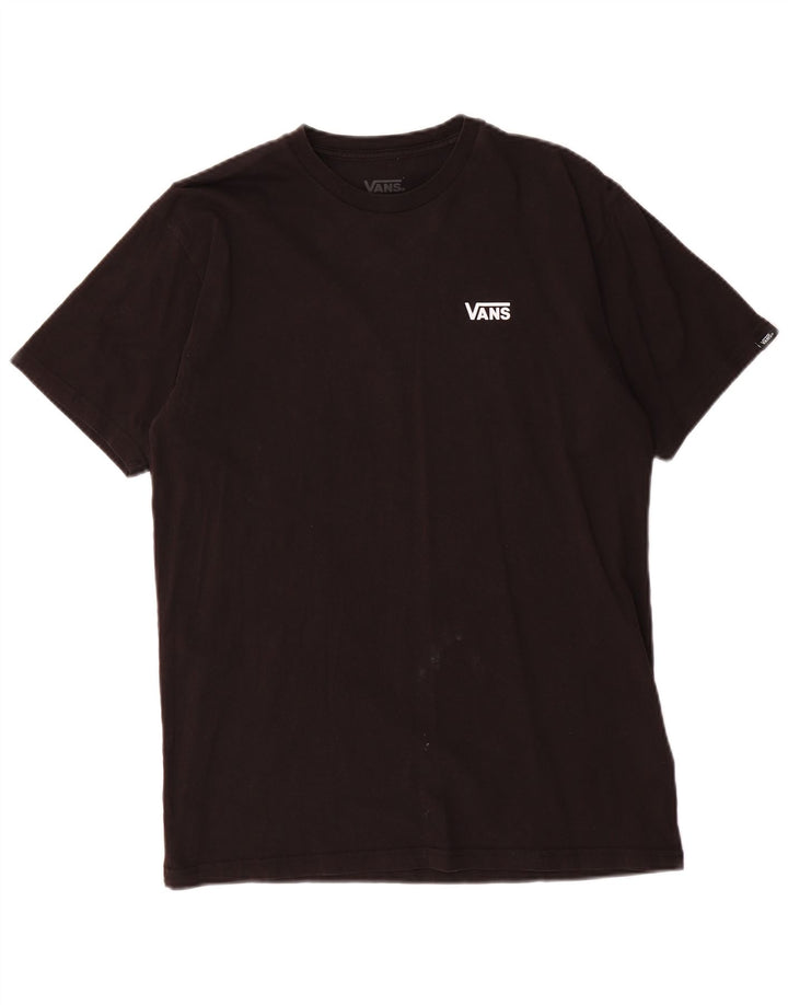 VANS T-shirt coupe classique pour homme en coton noir moyen