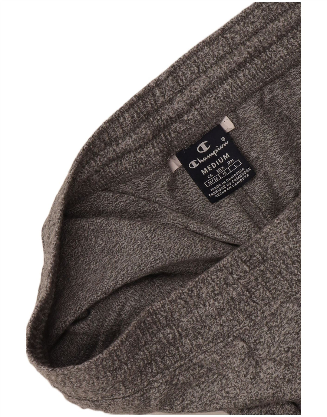 Champion Pantalon De Survêtement Joggers Homme Gris Moyen Moucheté