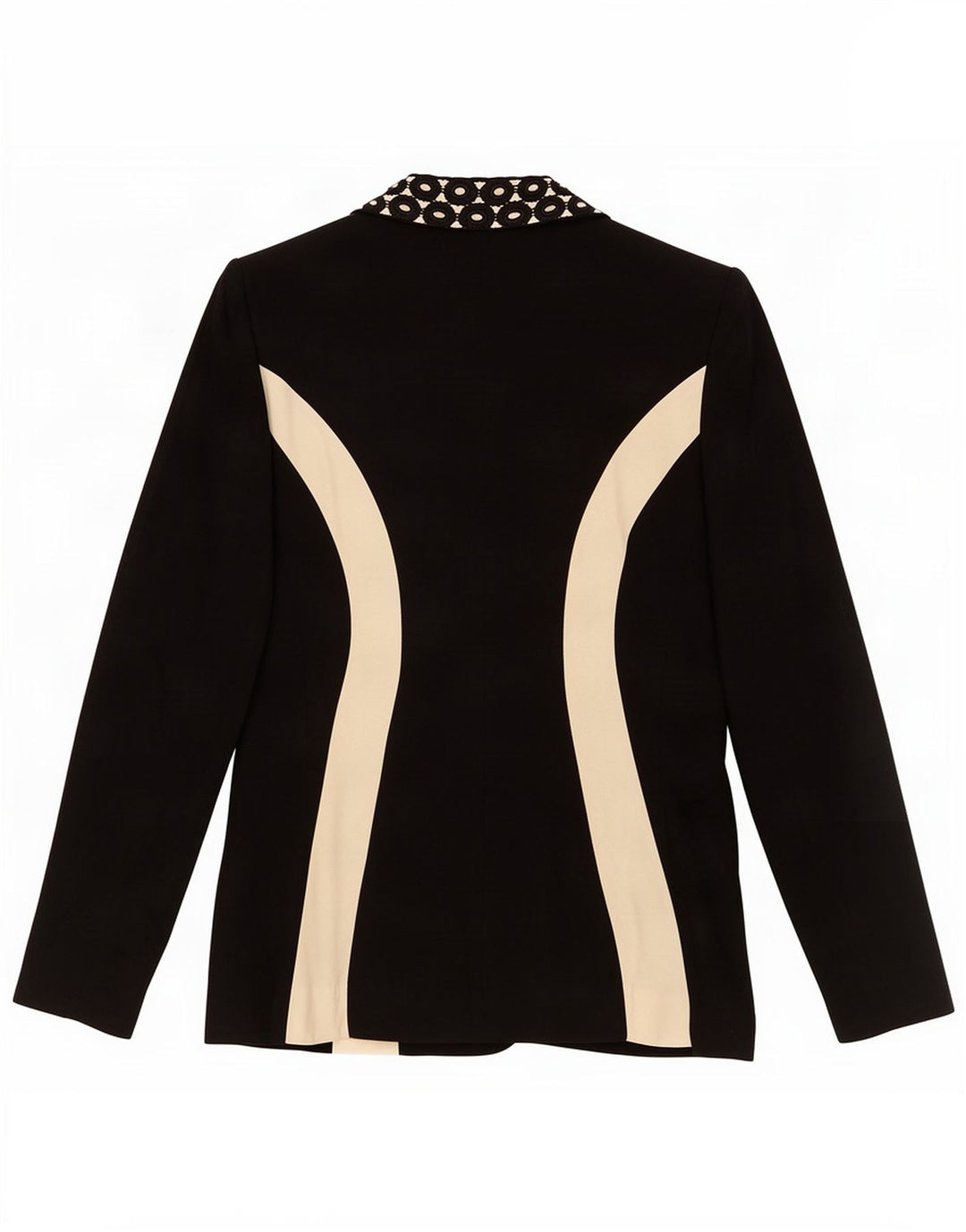 Rebecca Veste Blazer 1 Bouton Femme IT 42 Noir Moyen Colorblock