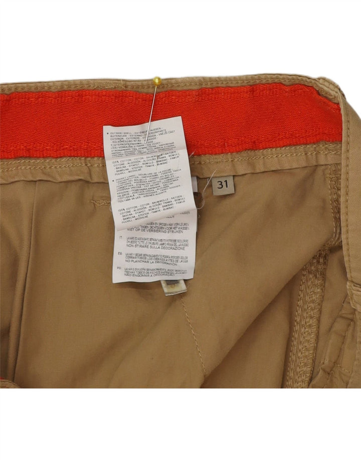 Napapijri Short Cargo Homme W31 Coton Beige Moyen