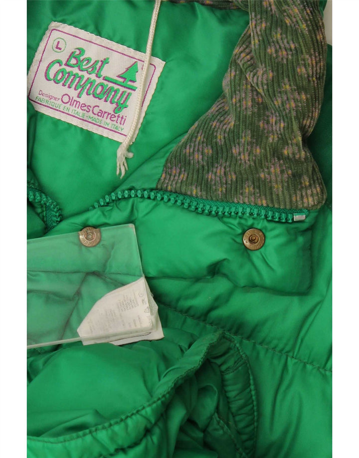 Best Company Veste matelassée pour homme UK 40 Large Vert
