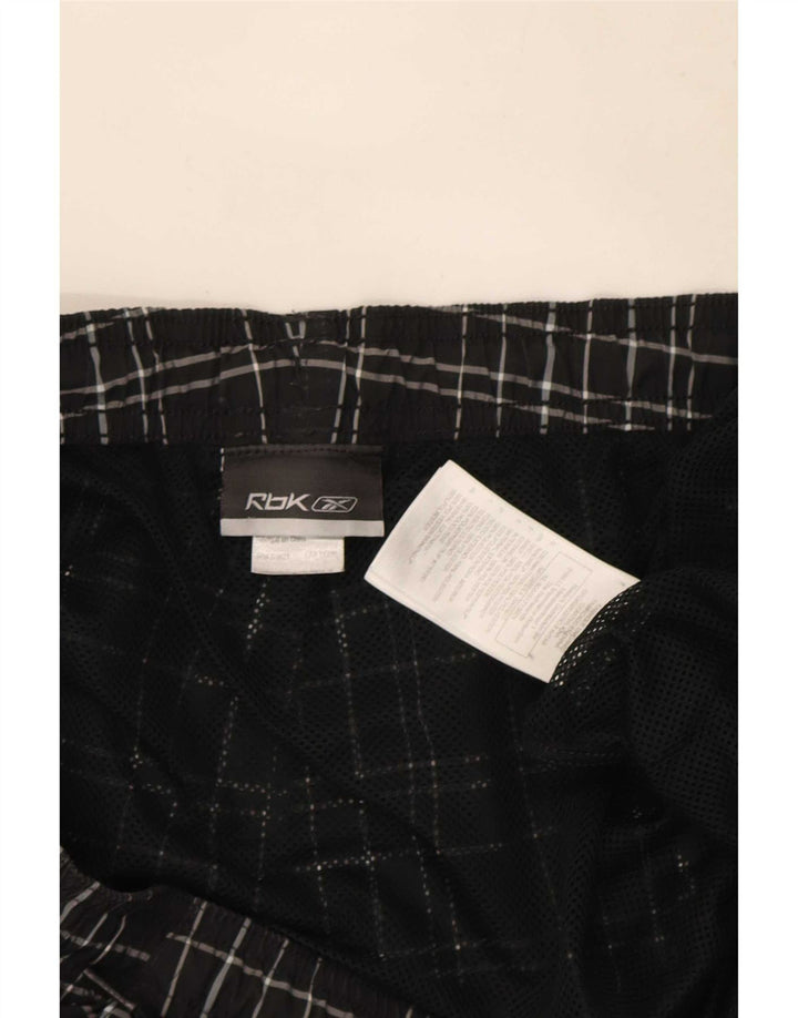 Reebok Short de bain homme 2XL noir carreaux polyester