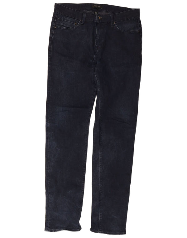Ted Baker Jean Slim Homme W32 L31 Bleu Marine Coton