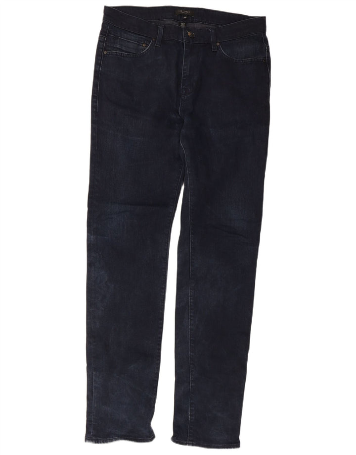 Ted Baker Jean Slim Homme W32 L31 Bleu Marine Coton