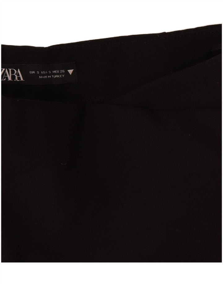 Zara Short décontracté pour femme Petit W26 Noir Polyester