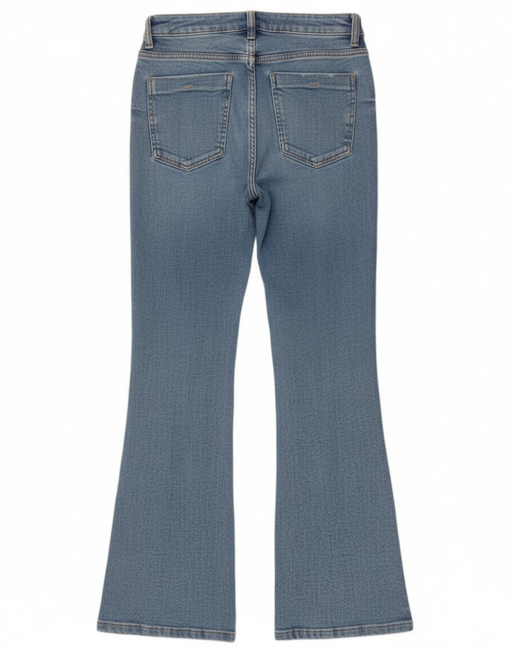 Zara Femme Jean évasé EU 36 XS W26 L30 Bleu