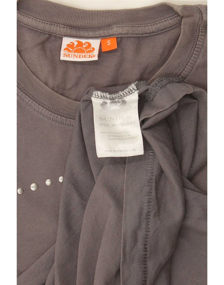 Sundek T-shirt graphique pour homme en coton gris petit