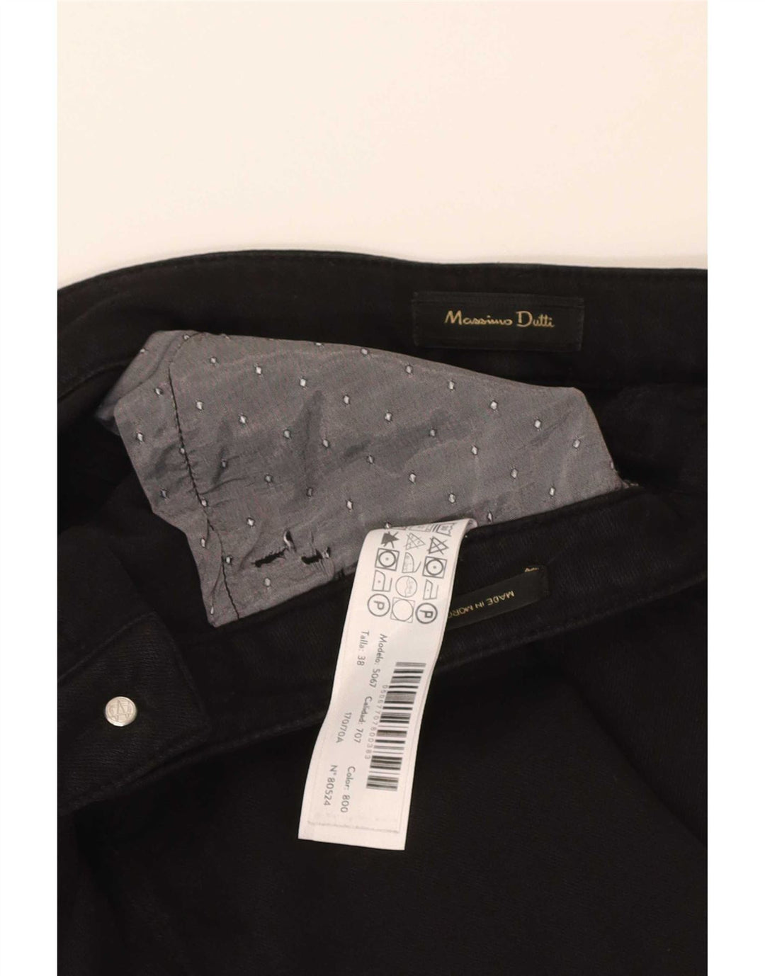 Massimo Dutti Jean slim pour femme EU 38 Small W28 L28 Noir