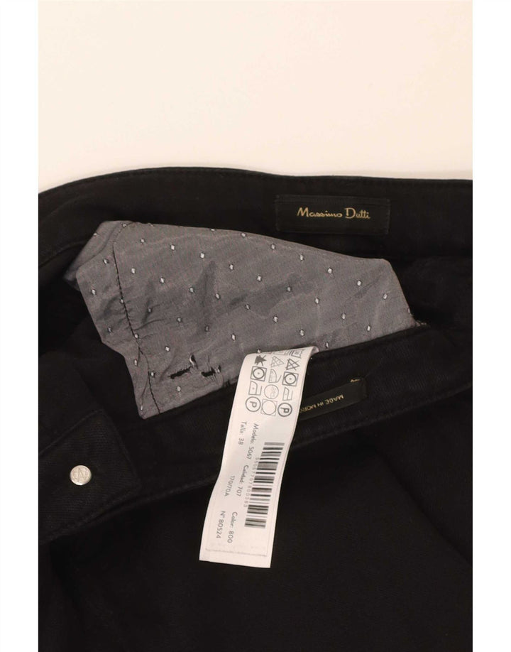 Massimo Dutti Jean slim pour femme EU 38 Small W28 L28 Noir
