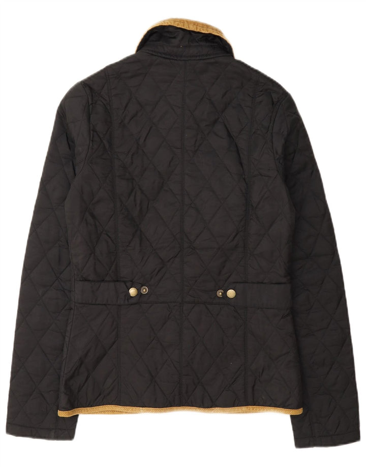 Barbour Veste matelassée pour femme UK 6 XS Gris Colorblock Polyamide