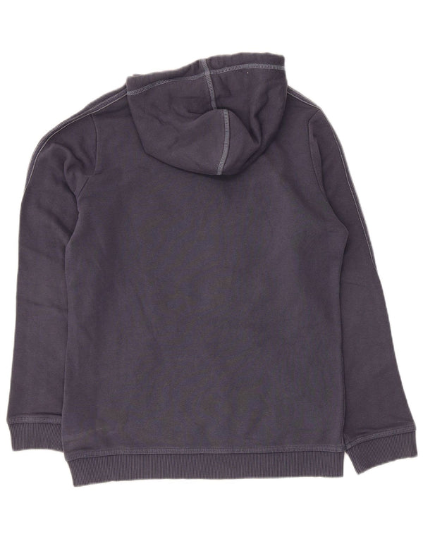 Adidas Pull à capuche graphique pour femme IT 46 Large Bleu marine Coton