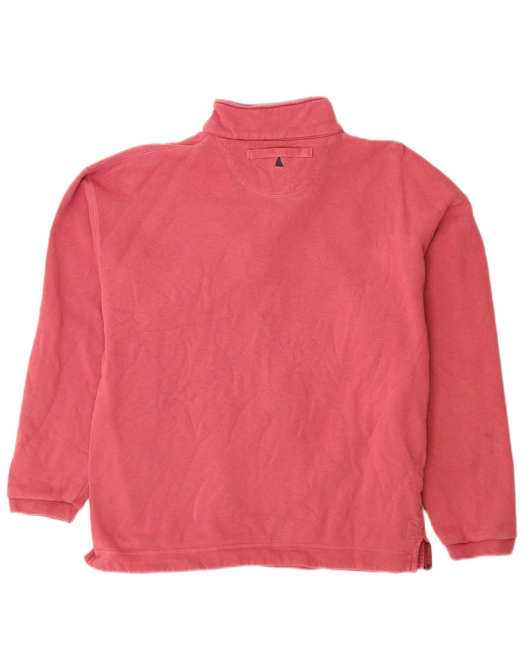 Musto Mens Performance Zip Neck Sweatshirt Jumper Petit Rose Coton