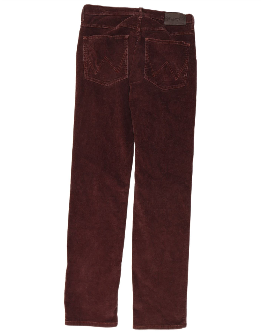 WRANGLER Pantalon droit en velours côtelé Arizona W30 L34 pour homme en coton marron