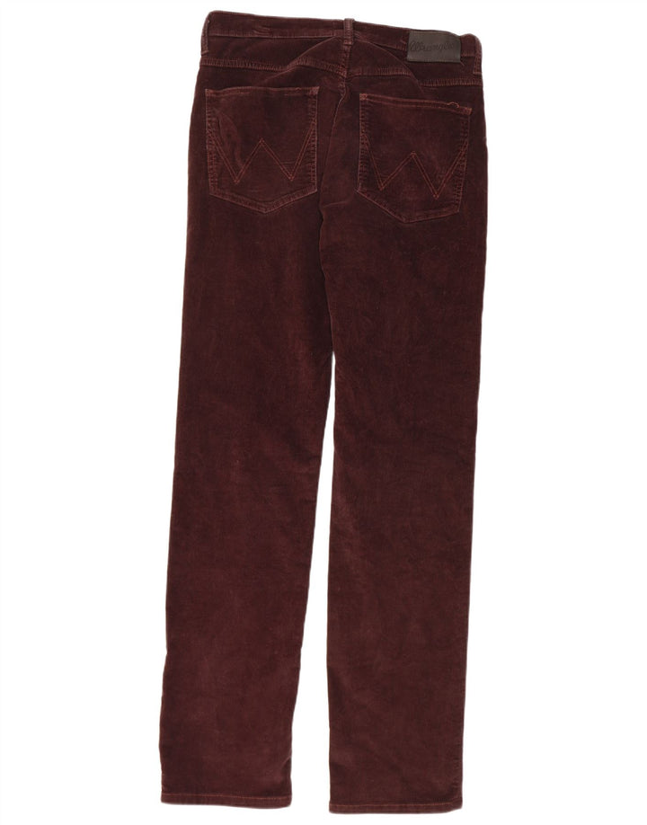 WRANGLER Pantalon droit en velours côtelé Arizona W30 L34 pour homme en coton marron