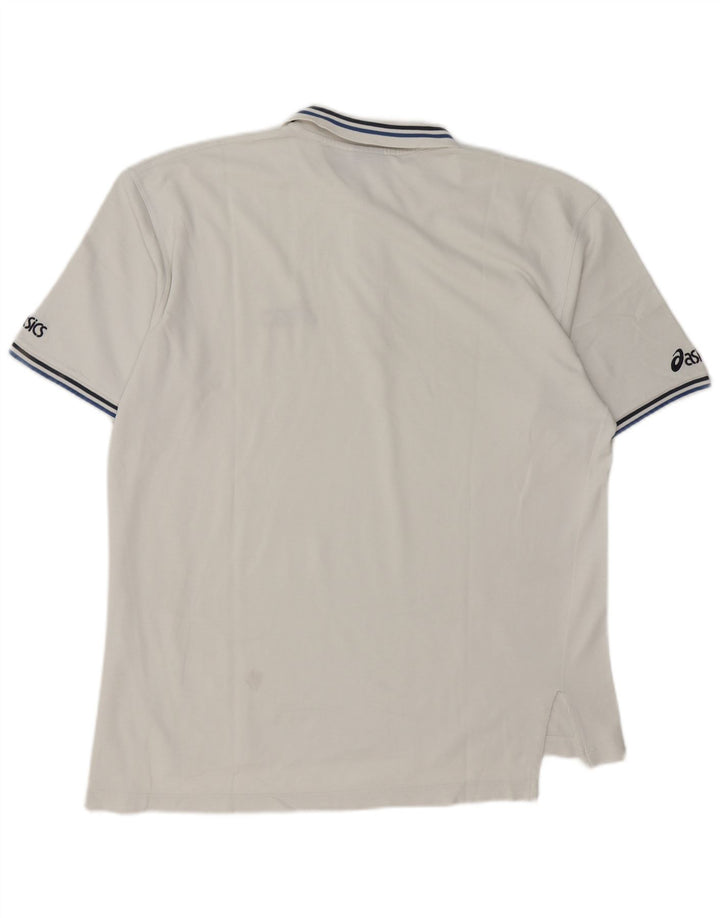 Asics Polo Homme XL Blanc Coton