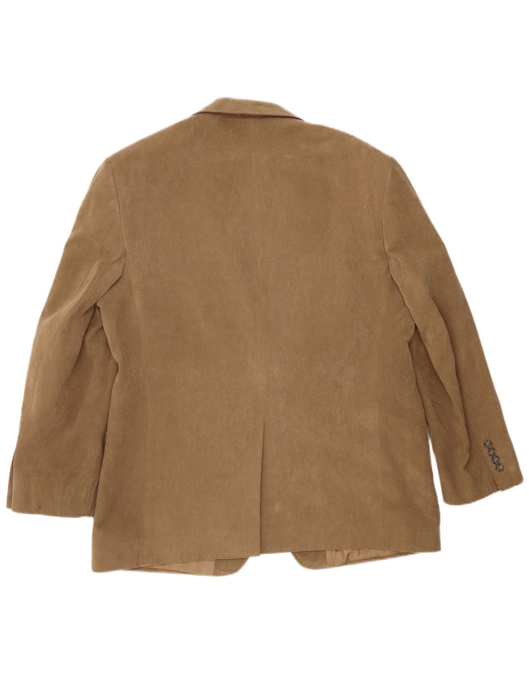 Marks & Spencer Veste blazer à 2 boutons pour homme UK 42 Large Beige Polyester