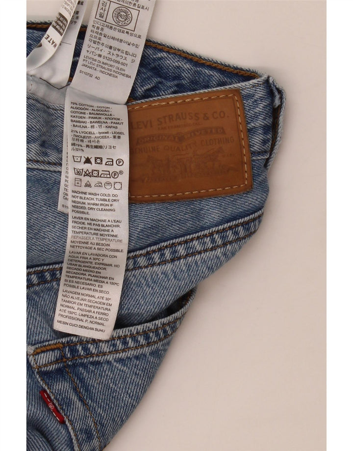 LEVI'S Jean Droit Ribcage Femme W27 L27 Bleu Coton