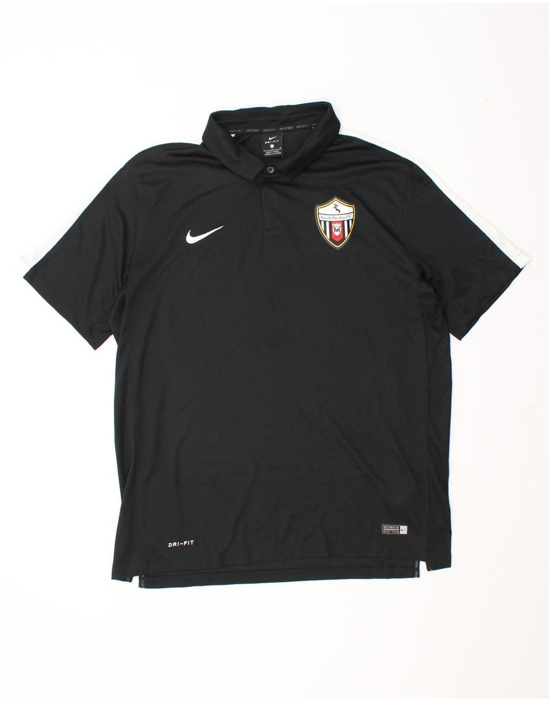 Nike Polo graphique Dri Fit pour homme, grand modèle en polyester color block noir