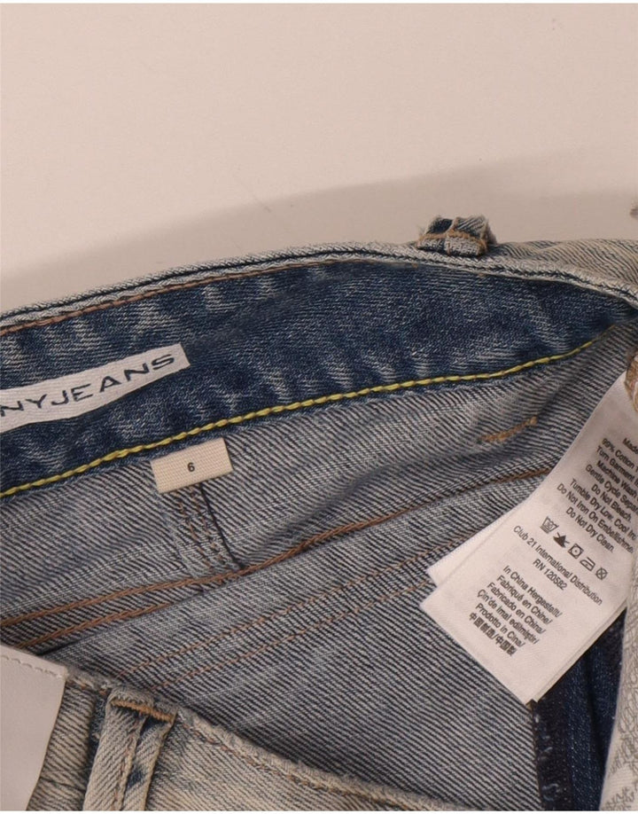 Dkny Short en jean pour femme US 6 Medium W32 Bleu Coton