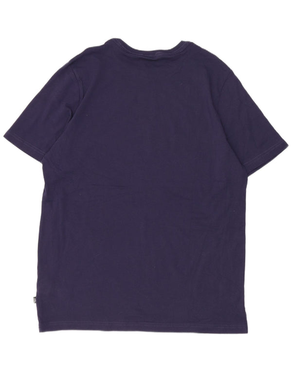 Puma T-Shirt Homme Haut Large Bleu Marine Coton