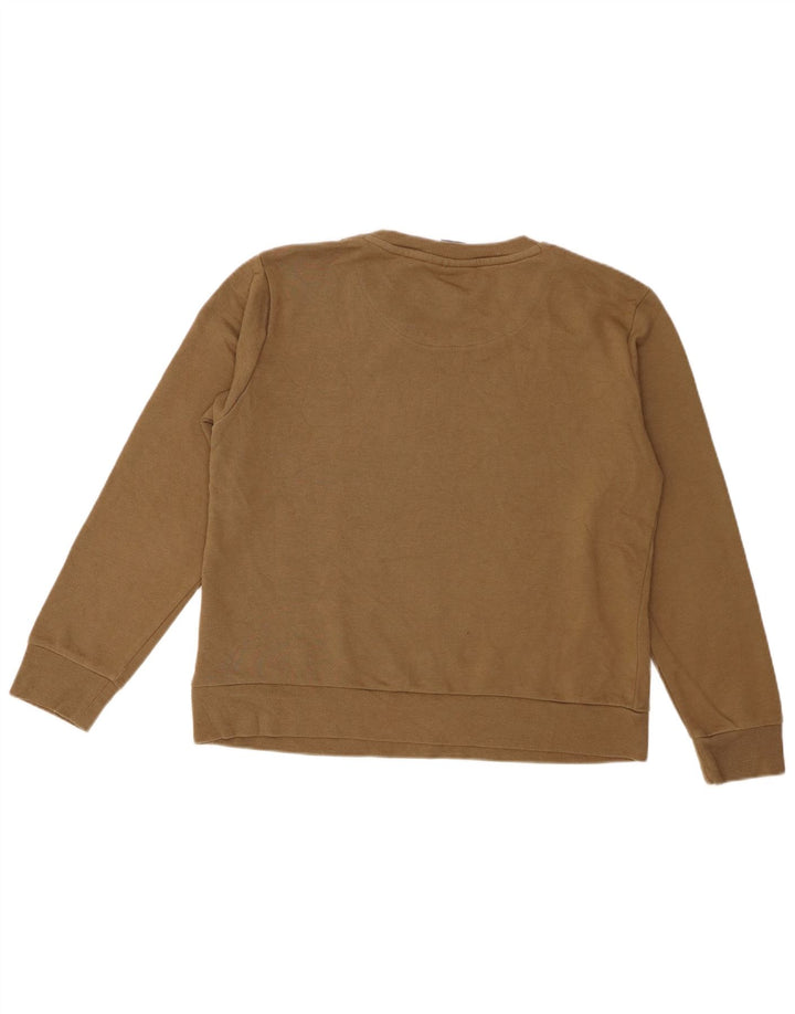 Dkny Sweat-shirt graphique pour femme UK 44 en coton kaki moyen