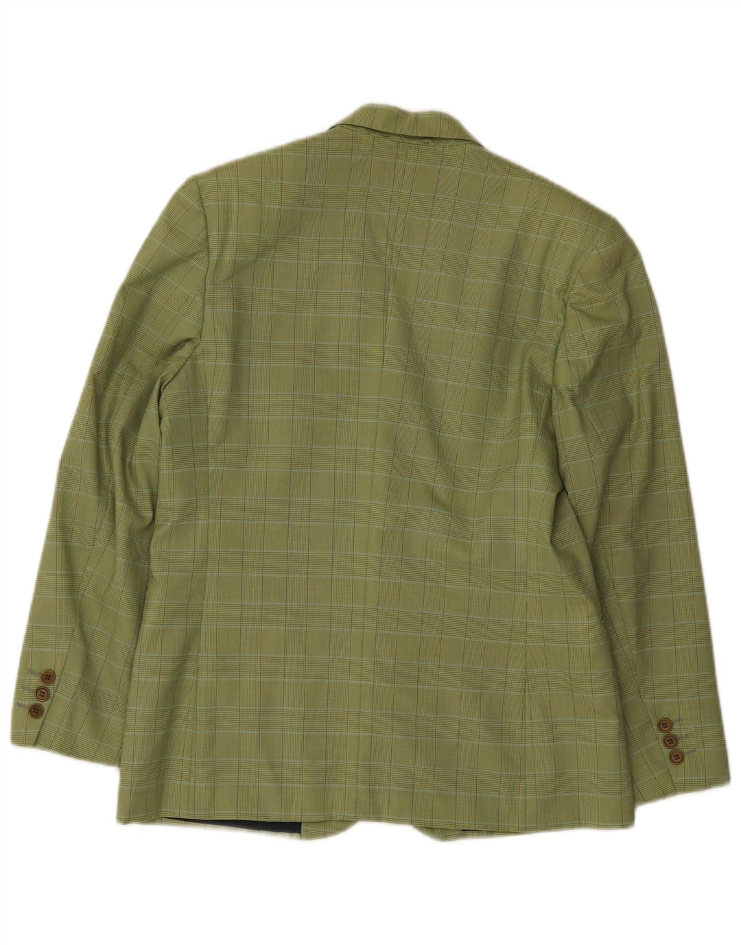 Norton & Wilson Veste blazer à 2 boutons pour femme IT 46 Grand carreaux verts