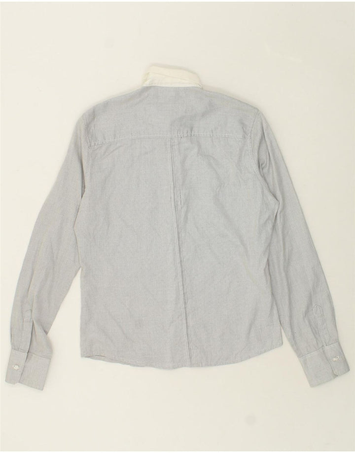 DATCH Boys Shirt 15-16 Years 2XL Blue Check Cotton Vintage Datch and Second-Hand Datch from Messina Hembry 