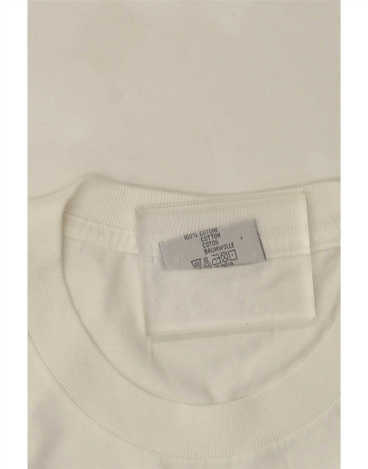 Fila T-Shirt Graphique Homme Blanc Moyen