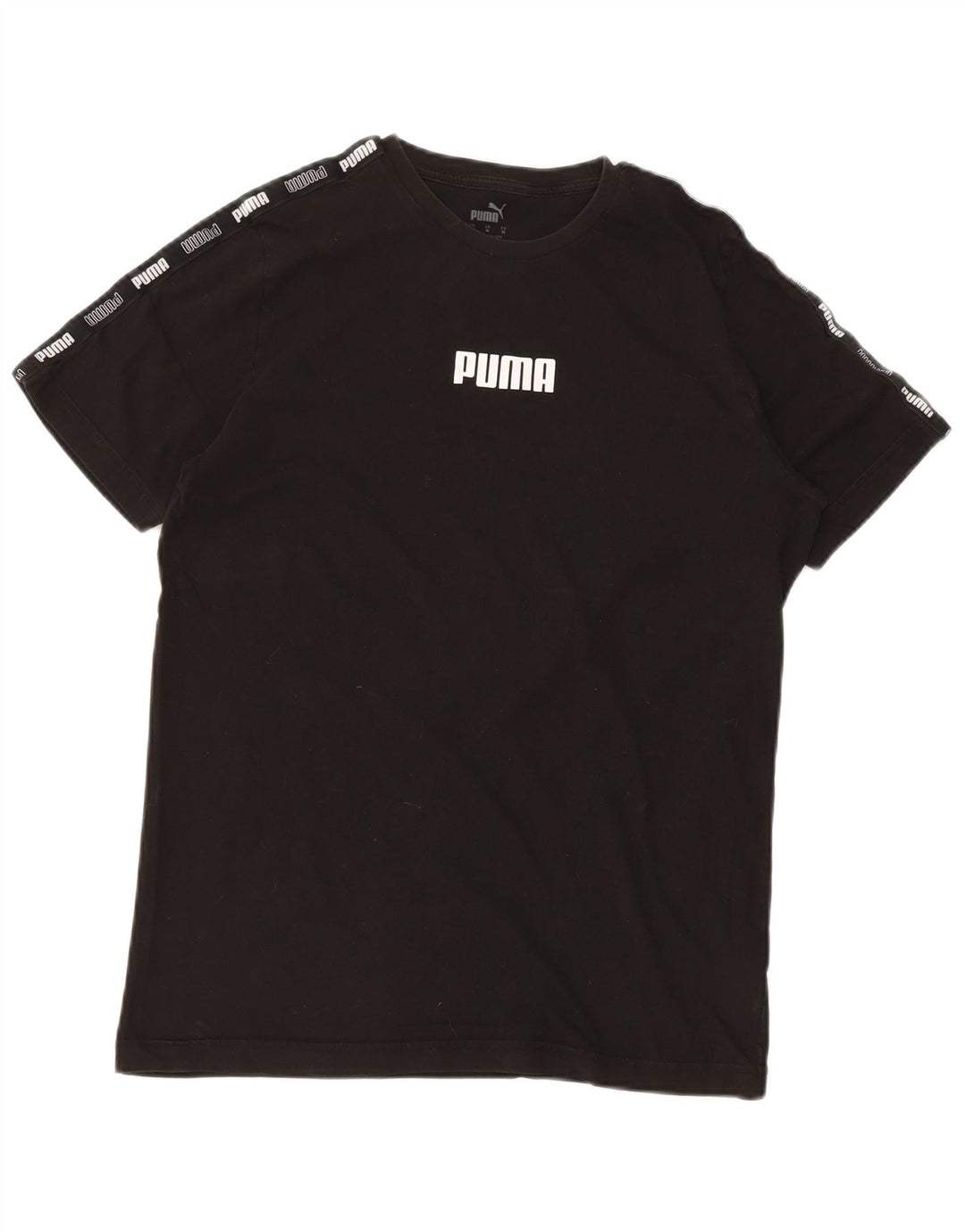 PUMA T-Shirt Graphique Homme Noir Moyen Coton