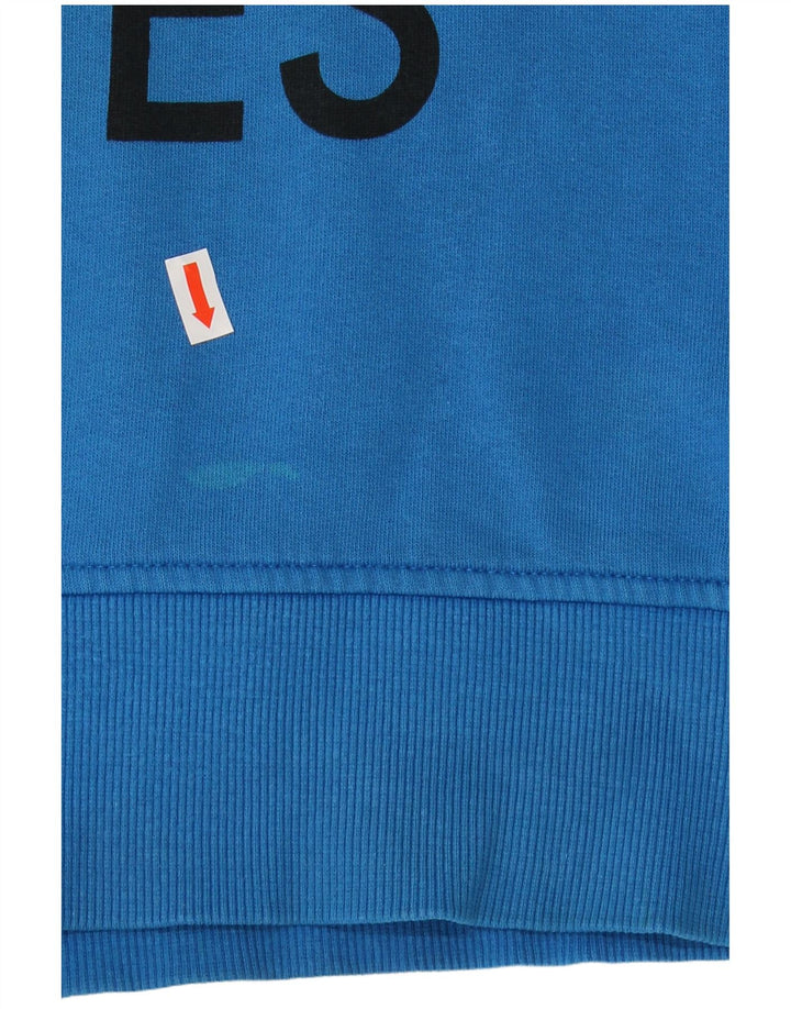 JACK & JONES Pull à Capuche Graphique Homme XL Bleu Coton