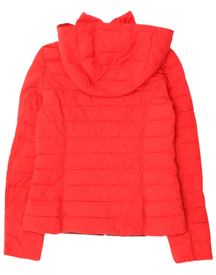 Nautica Veste matelassée à capuche pour femme UK 6 XS Rouge Polyester
