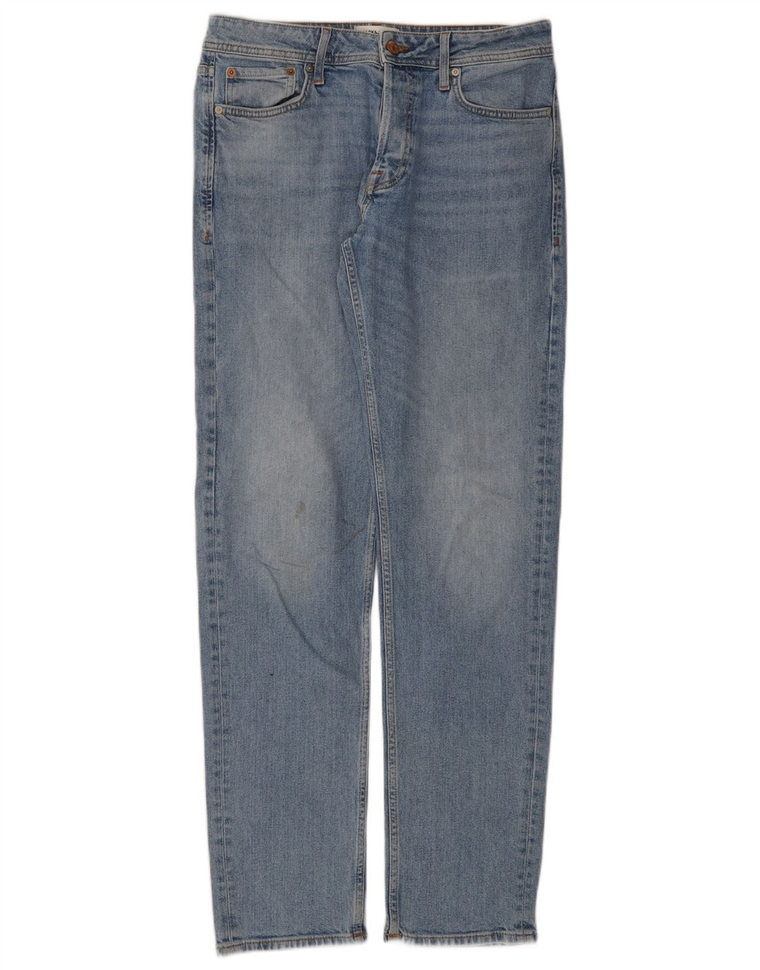 Jack & Jones Jean Droit W31 L34 Homme Bleu Coton