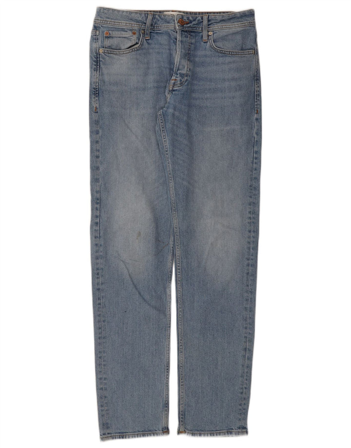 Jack & Jones Jean Droit W31 L34 Homme Bleu Coton