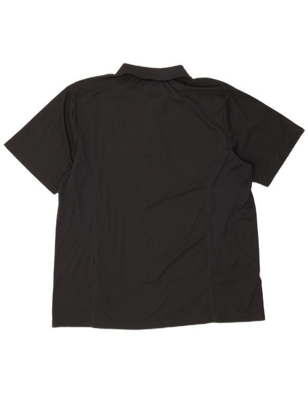 Nike Polo Homme UK 47/48 2XL Noir Colorblock Polyester