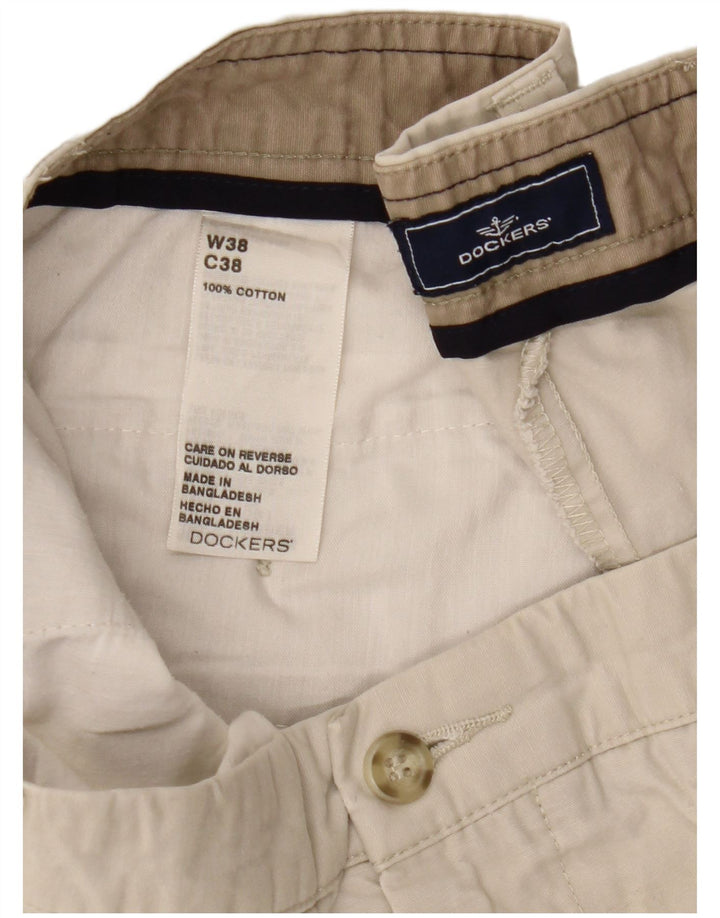 DOCKERS Short Cargo Homme W38 XL Coton Beige