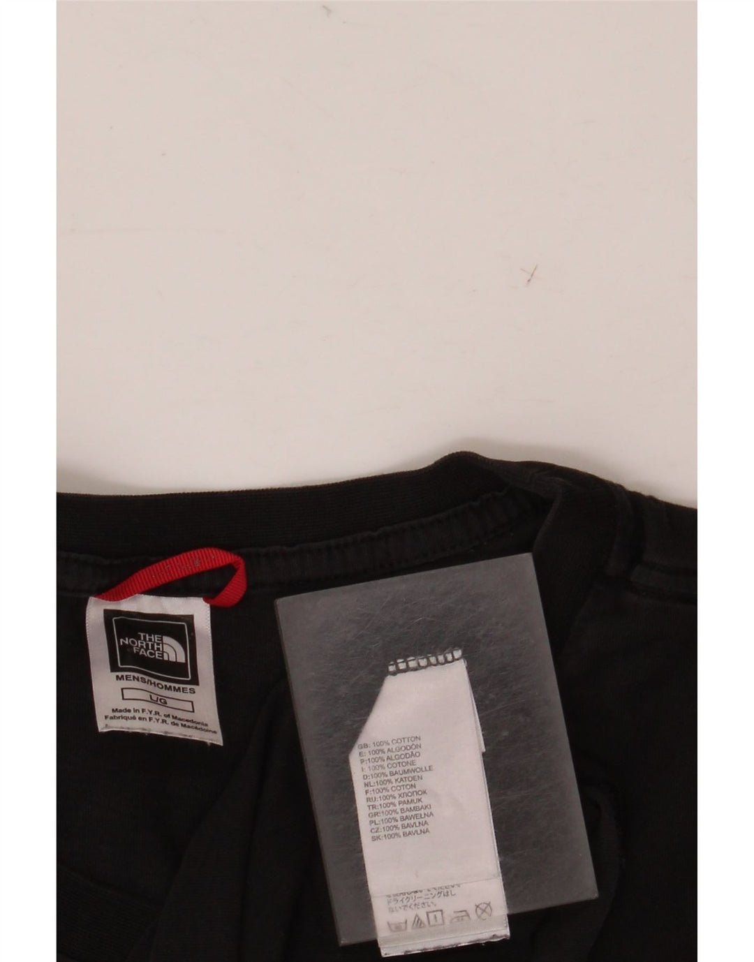 THE NORTH FACE T-shirt graphique pour hommes, grand, en coton noir