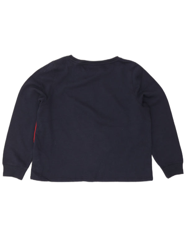 Tommy Hilfiger Sweat-shirt pour femme UK 18 XL Bleu marine Colourblock