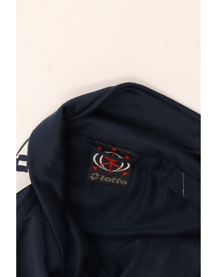LOTTO Veste de Survêtement Graphique Homme XL Bleu Marine Colourblock