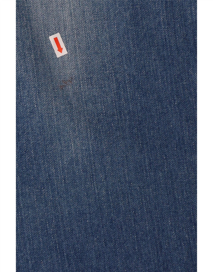 VINTAGE Jean fuselé femme W32 L31 coton bleu