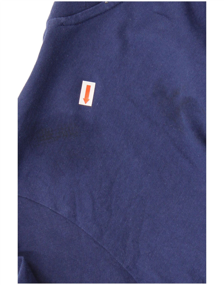 ADIDAS T-Shirt Homme Bleu Marine Moyen Coton