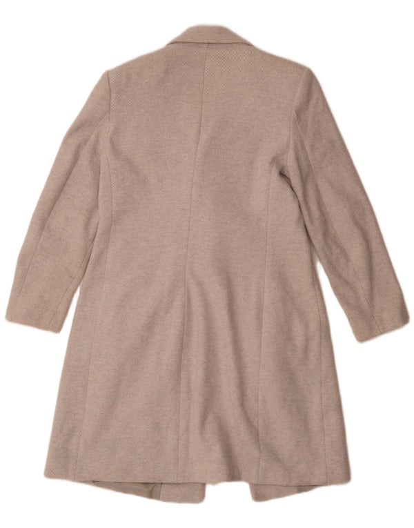 Zara Manteau 1 bouton pour femme UK 44 Large Gris Polyester