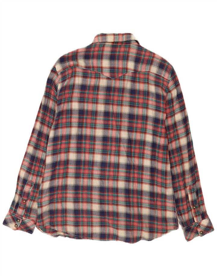 Lee Chemise en Flanelle Homme Grand Carreau Multicolore Coton