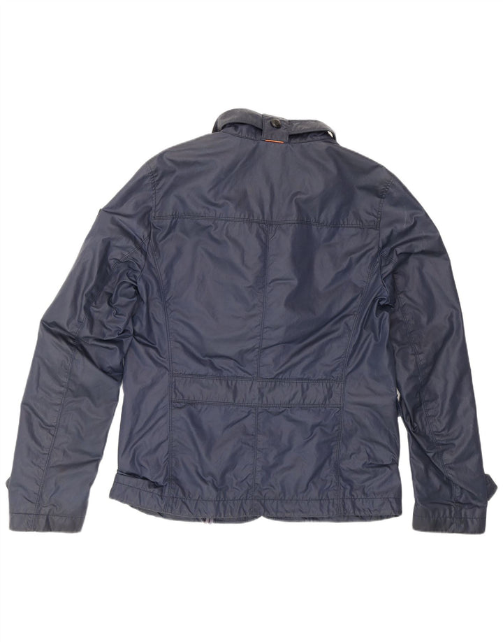 Hugo Boss Veste utilitaire pour homme EU 50 Grand coton bleu marine