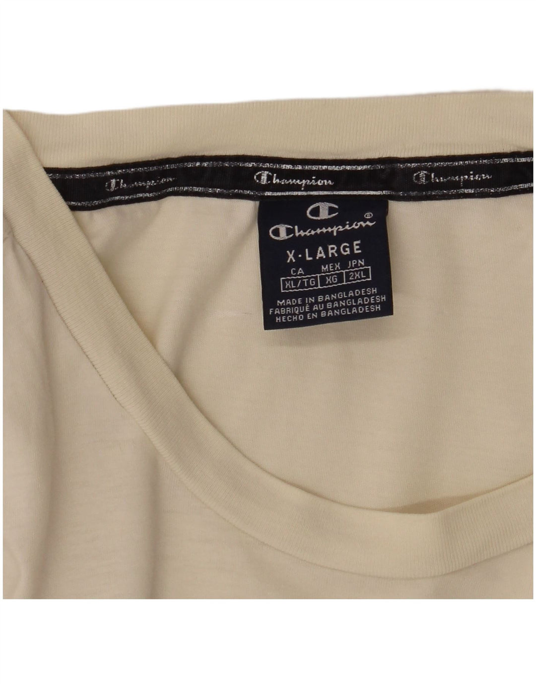 Champion T-Shirt Graphique Homme XL Blanc