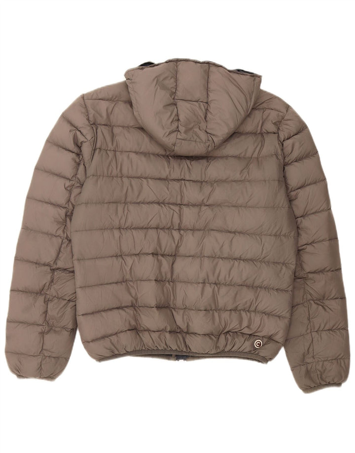 Colmar Veste matelassée à capuche pour femme IT 44 Gris moyen Polyester