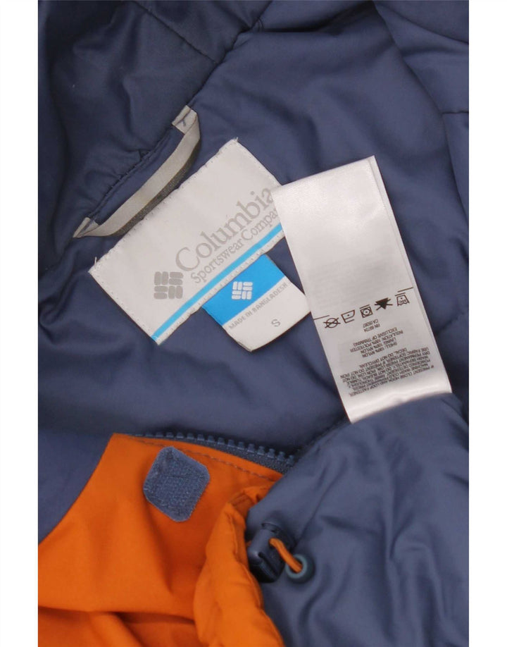 Columbia Veste Anorak Graphique pour Homme UK 36 Petit Bleu Marine Colorblock